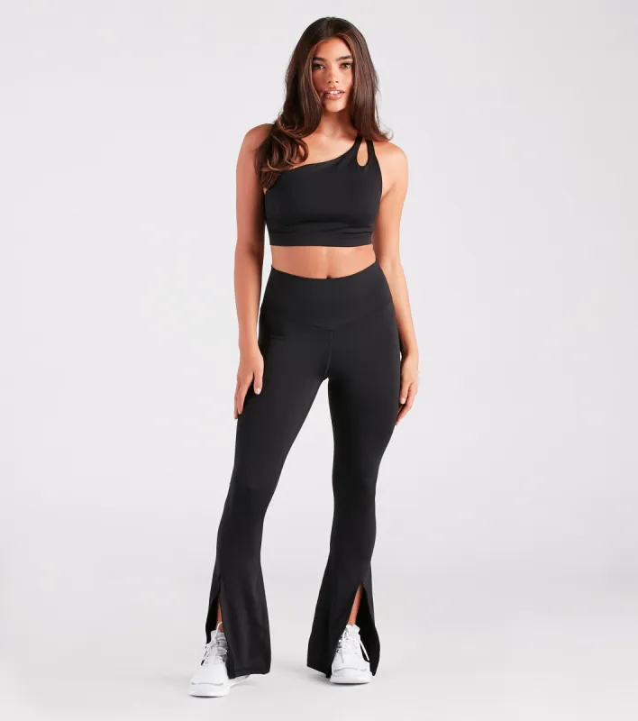 Weekend Loading Seamless Slit Flare Pants sold by Windsor