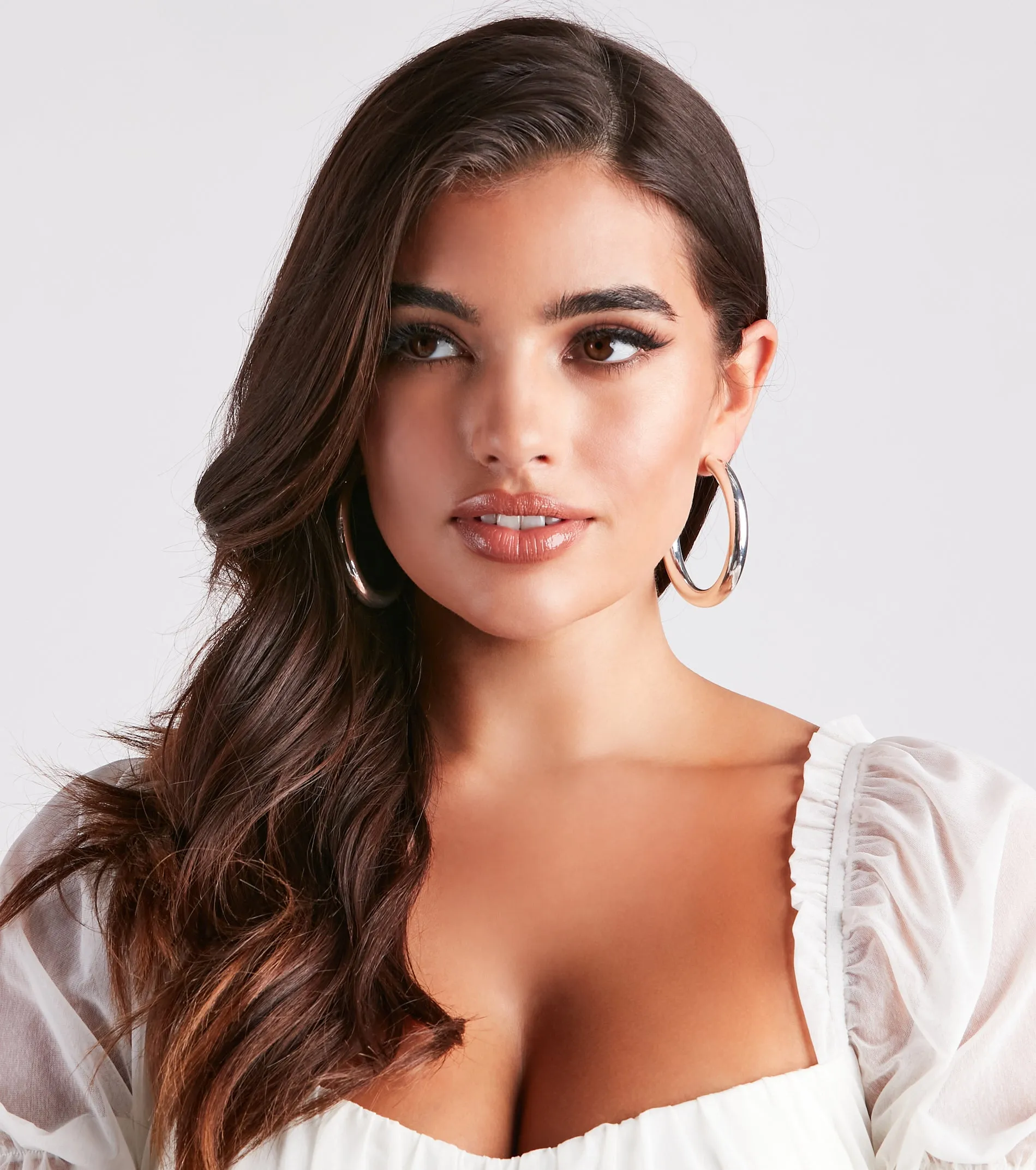 Chic And Bold Large Hoop Earrings sold by Windsor