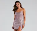 CLEARANCE - Glitzy Babe Sequin Mini Dress sold by Windsor