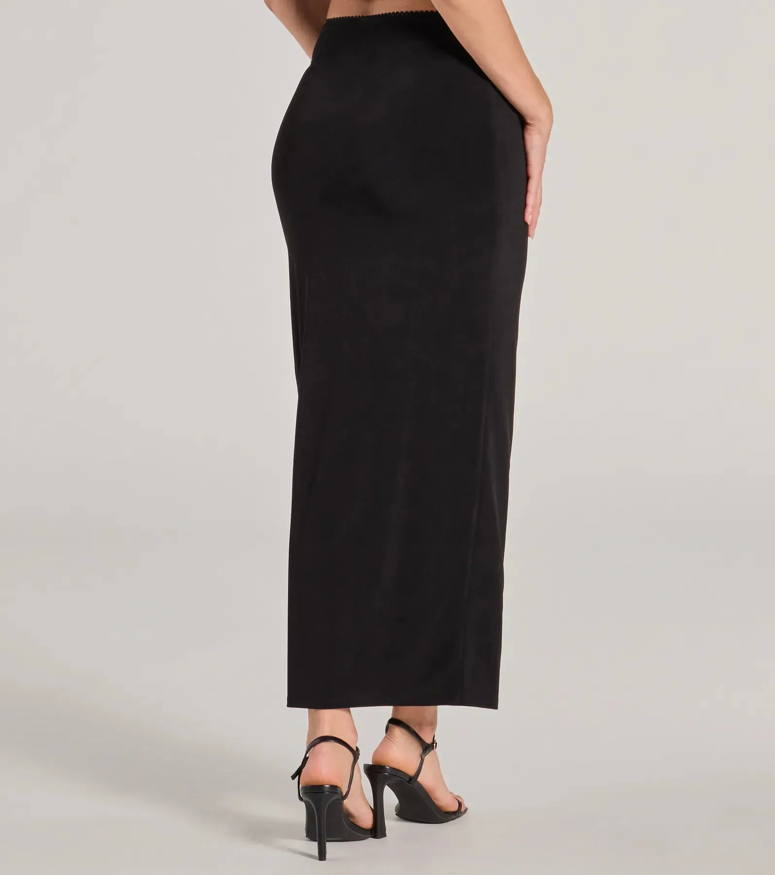 Effortless Sleekness High Rise Slit Maxi Skirt sold by Windsor product image thumbnail 2