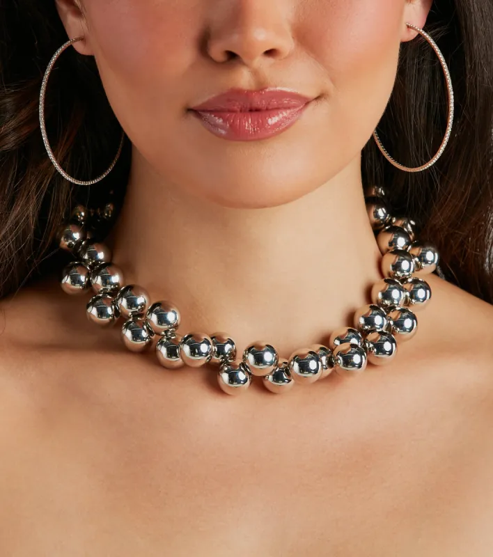 Turn Heads Beaded Choker Necklace sold by Windsor