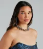 Turn Heads Beaded Choker Necklace sold by Windsor