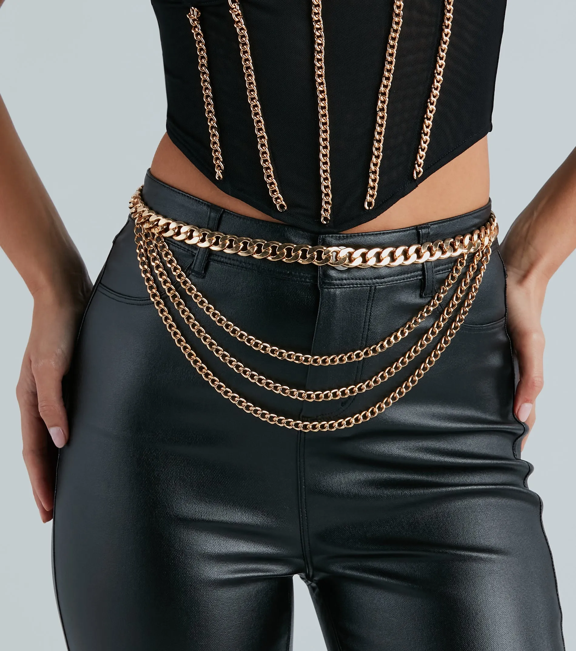 Major Swag Chain Belt sold by Windsor product image thumbnail 2