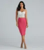 Chic And Sculpted Bandage Pencil Skirt sold by Windsor