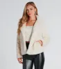 So Fur It Faux Fur Collared Jacket sold by Windsor