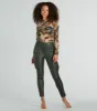 Season To Bloom Abstract Floral Mesh Crop Top sold by Windsor