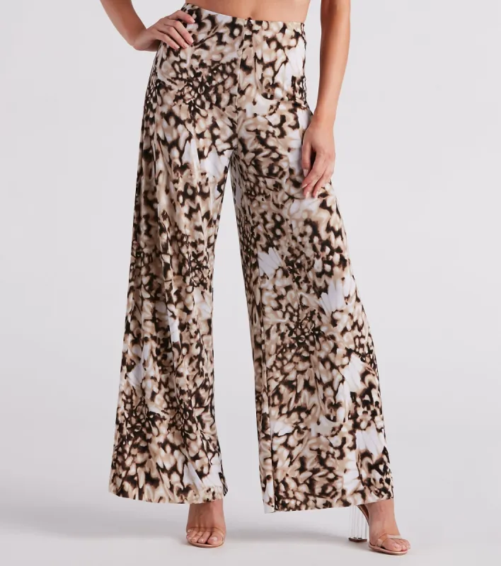 Cause Commotion Printed Wide Leg Pants sold by Windsor