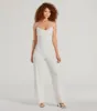 Elevate Your Vibe Wide-Leg Faux Pearl Jumpsuit sold by Windsor