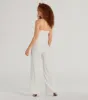 Elevate Your Vibe Wide-Leg Faux Pearl Jumpsuit sold by Windsor