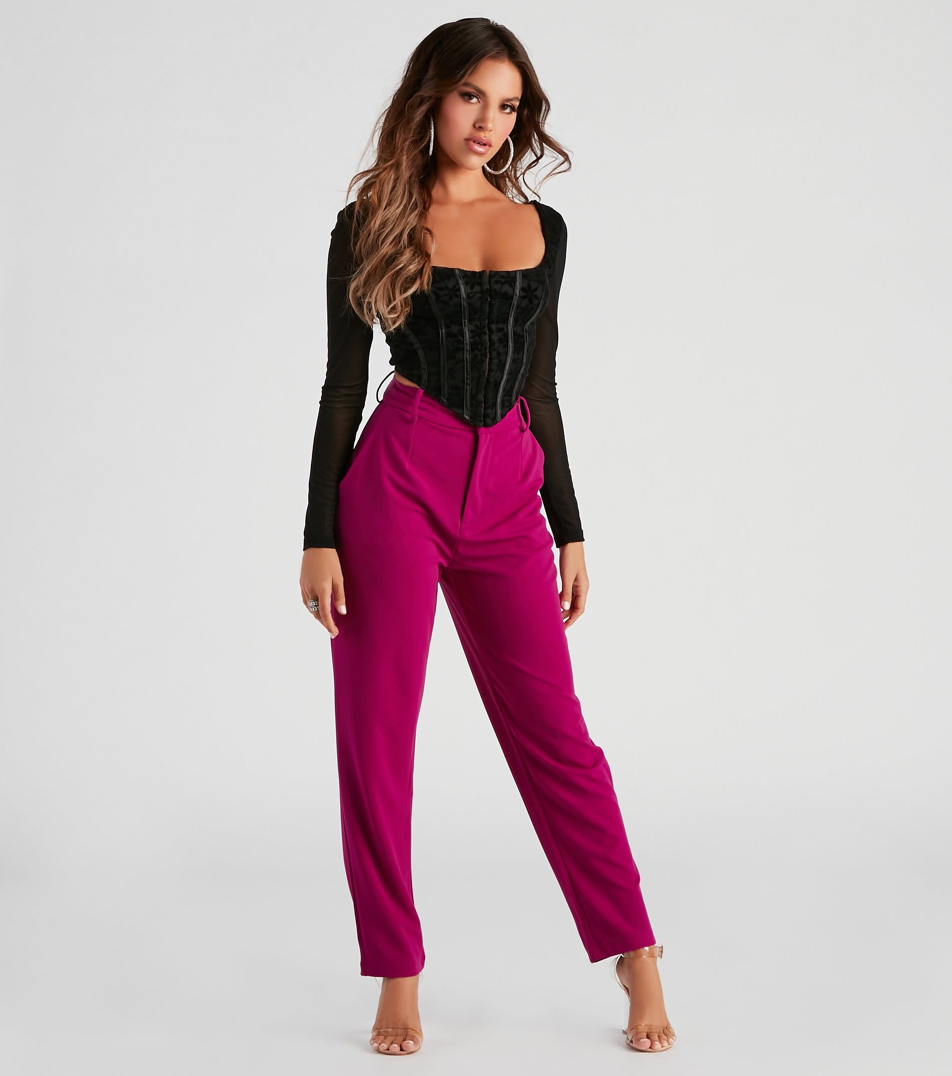 Chic Majesty Floral Lace Bustier sold by Windsor product image thumbnail 3