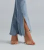 The Glam Treatment Rhinestone Flare Denim Jeans sold by Windsor