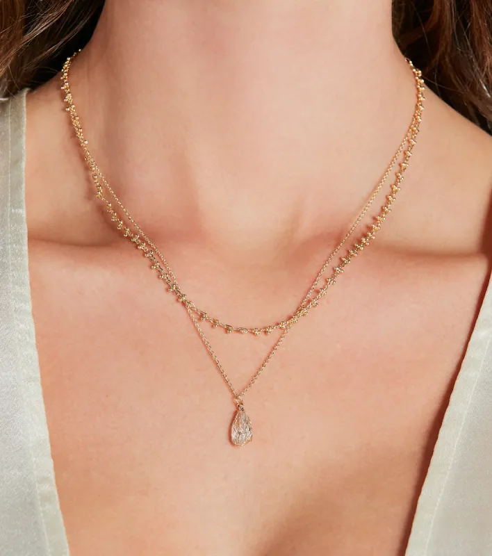 Pretty And Delicate Layered Necklace sold by Windsor