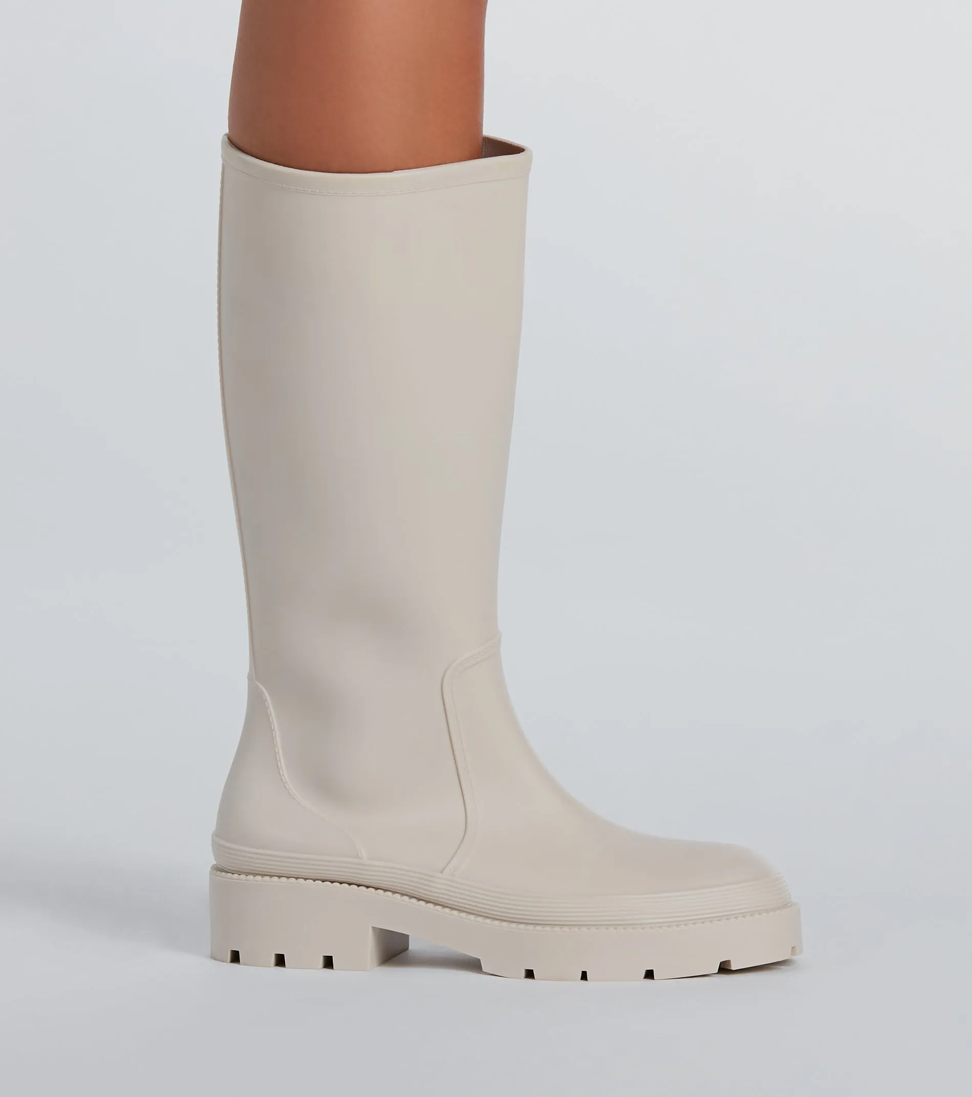 Trendy Statement Platform Under-The-Knee Boots sold by Windsor product image thumbnail 3