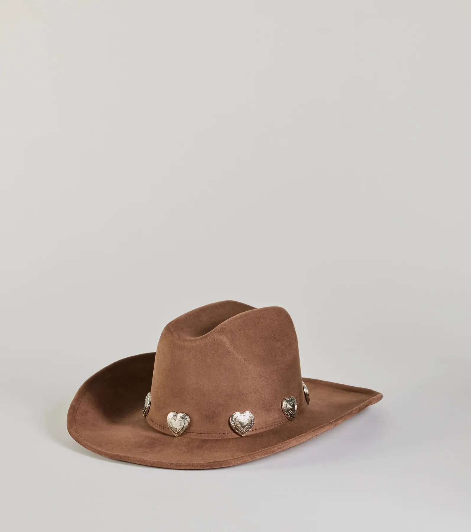 PLACEHOLDER - Western Heart Faux Suede Cowboy Hat sold by Windsor product image thumbnail 5