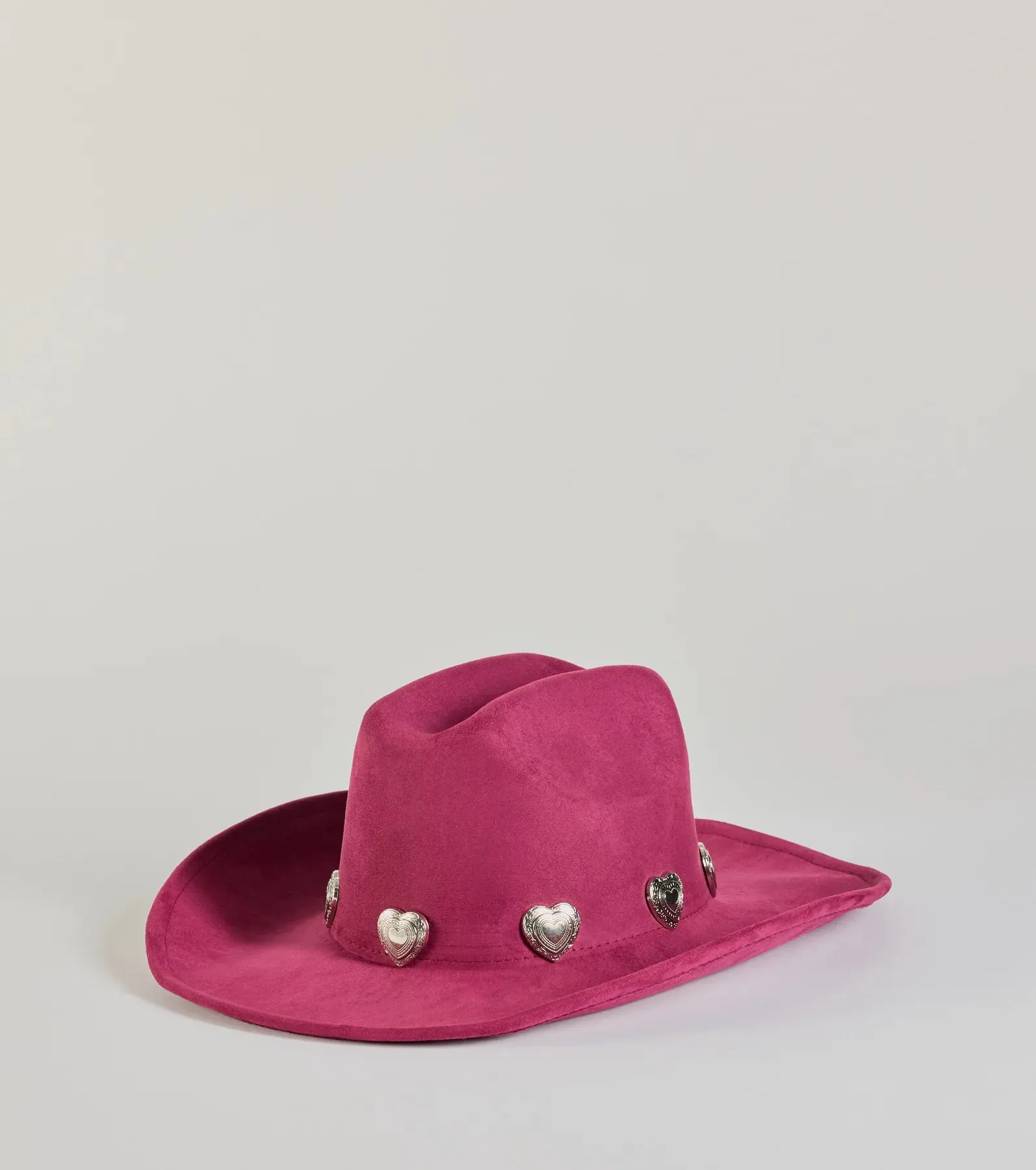 PLACEHOLDER - Western Heart Faux Suede Cowboy Hat sold by Windsor product image thumbnail 2