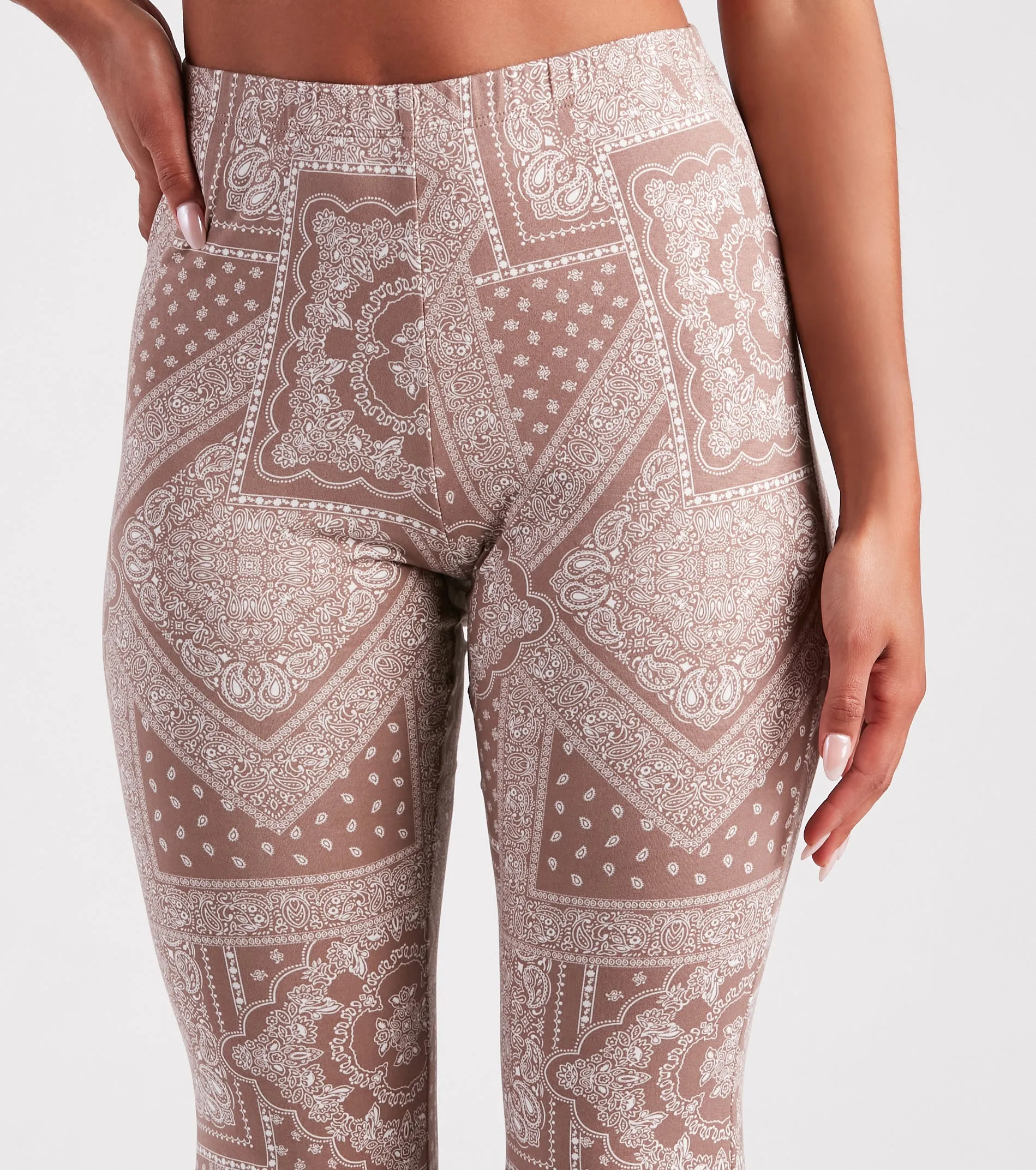 Casual Boho Vibes Paisley Flare Pants sold by Windsor product image thumbnail 4