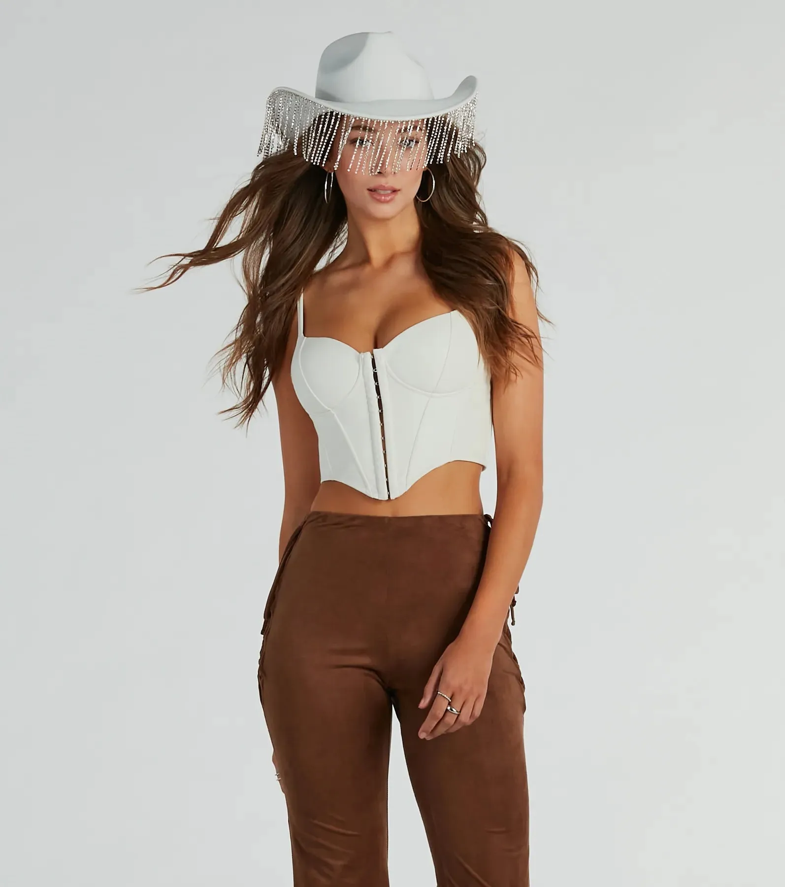 Dance The Night Rhinestone Fringe Cowboy Hat sold by Windsor product image thumbnail 2