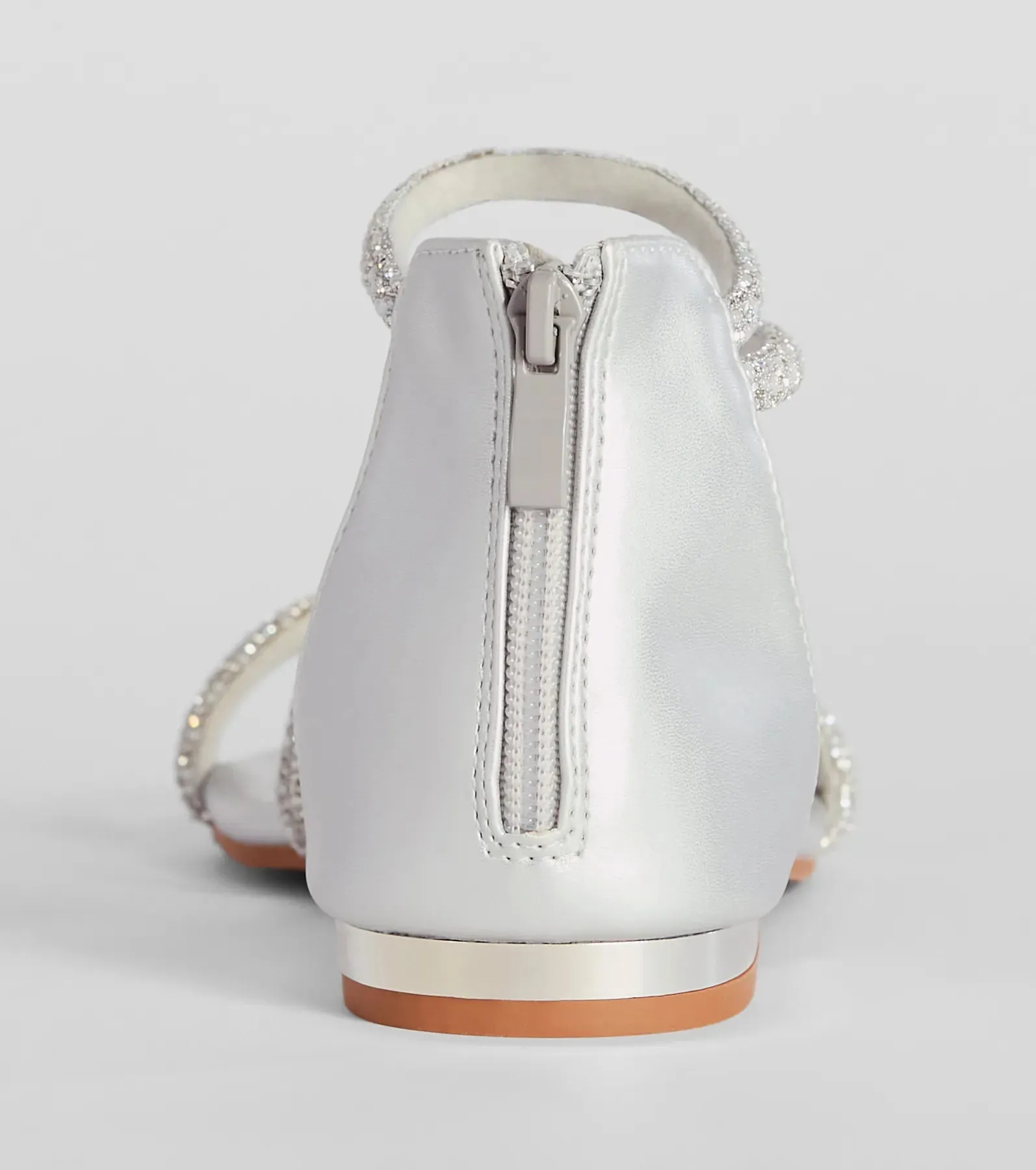 Sparkle And Shine Rhinestone Metallic Flat Sandals sold by Windsor product image thumbnail 4