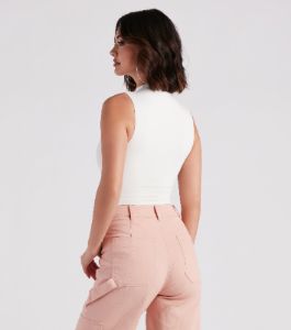 Smooth Silhouette Mock Neck Bodysuit sold by Windsor