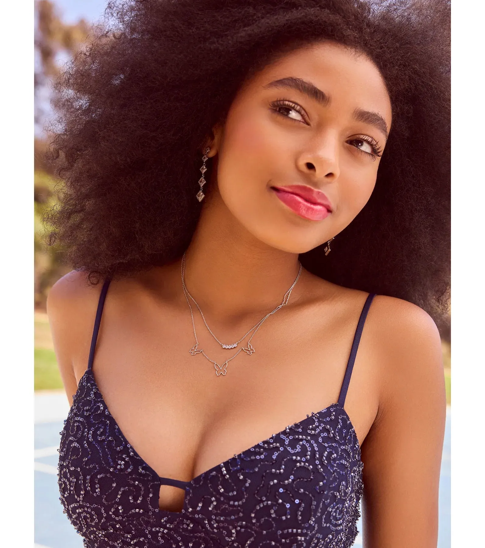 Never Blend In Butterfly Chain Necklace sold by Windsor product image thumbnail 3