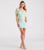 Mesh Well Square Neck Mini Dress sold by Windsor