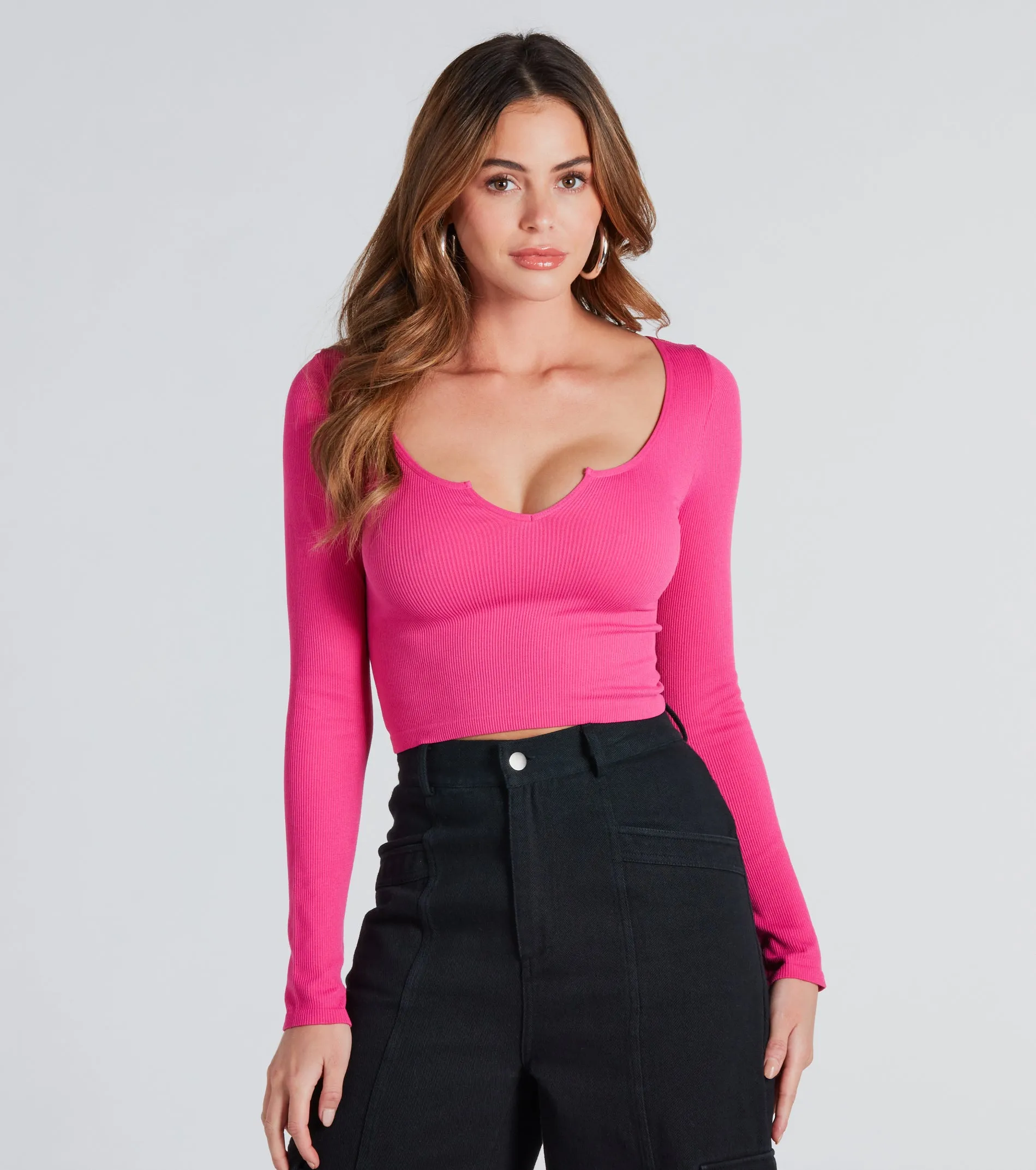 Flawless Energy Long Sleeve Crop Top sold by Windsor