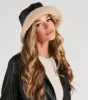 Get Cutesy Faux Leather Sherpa Bucket Hat sold by Windsor