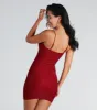 Paige Rhinestone Formal Bodycon Mini Dress sold by Windsor