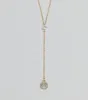 Dainty Glam Rhinestone Chain Lariat Necklace sold by Windsor