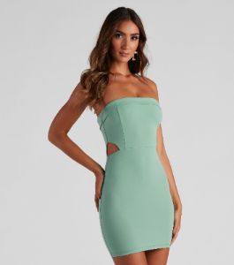 Classy Babe Crepe Mini Dress sold by Windsor