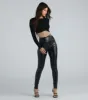 Glam Experince Rhinestone Fringe Crop Top sold by Windsor