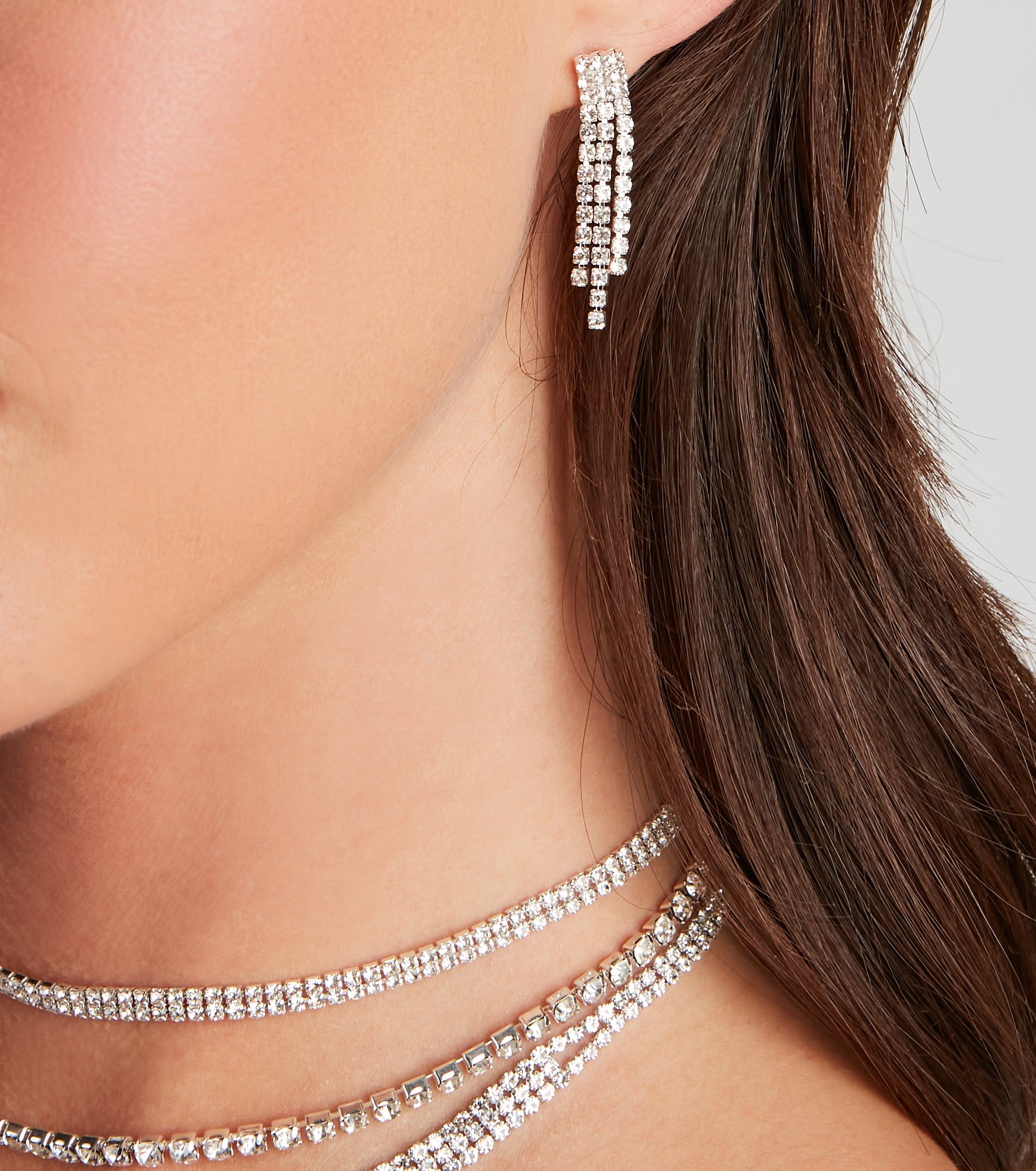 Fine Gems Necklace And Earrings Set sold by Windsor product image thumbnail 2