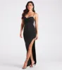 Touch Of Sexy Slim-Fit High Slit Maxi Dress sold by Windsor