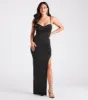 Touch Of Sexy Slim-Fit High Slit Maxi Dress sold by Windsor