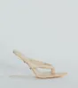Chic Mode Thong Strap Cutout Clear Wedges sold by Windsor