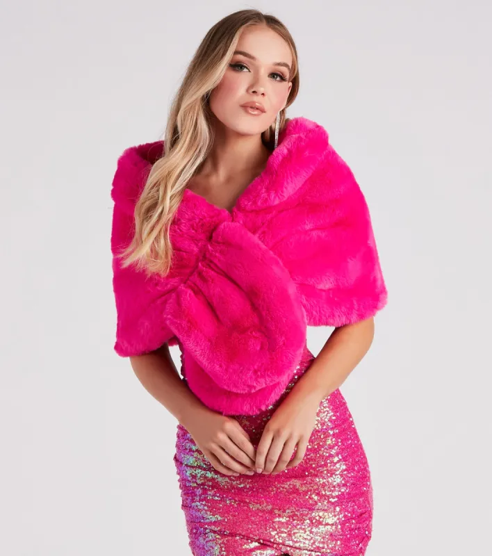 CLEARANCE - So Luxe Faux Fur Wrap sold by Windsor