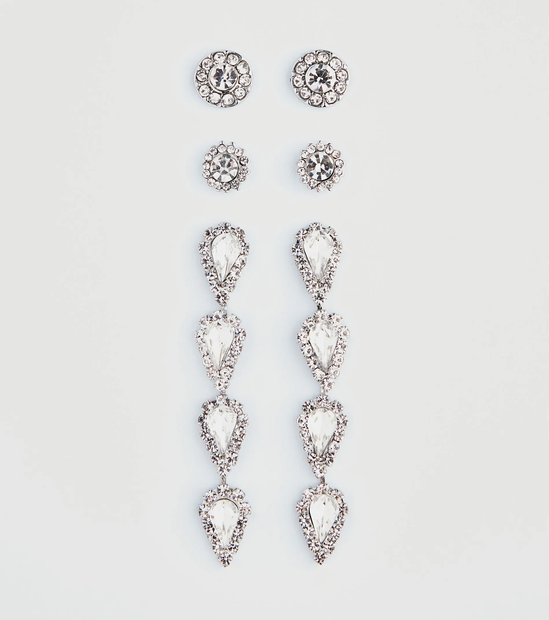 Elegant Staples Three-Pack Earrings Set sold by Windsor