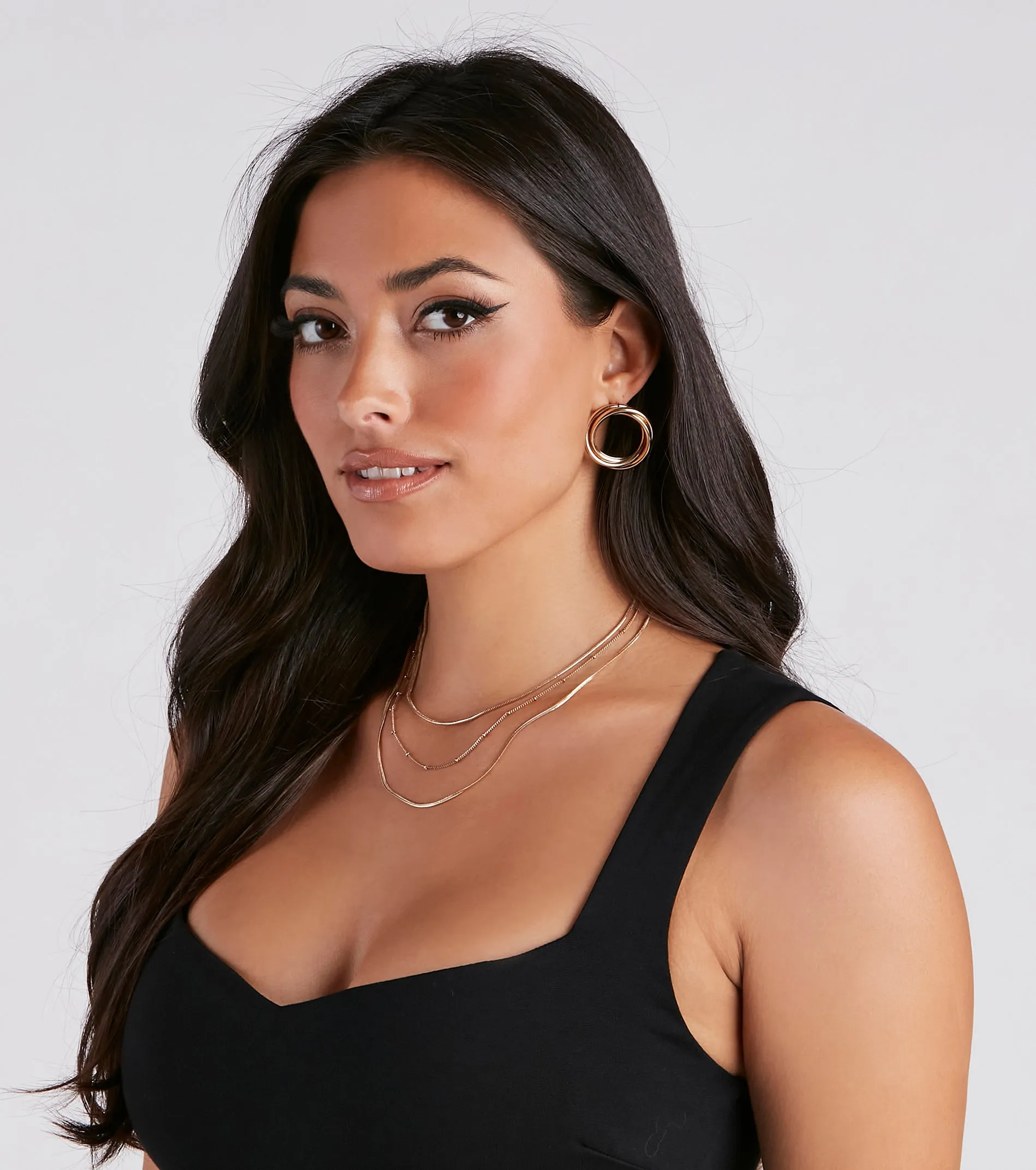 CLEARANCE - Melodious Muse Hoop Earrings sold by Windsor