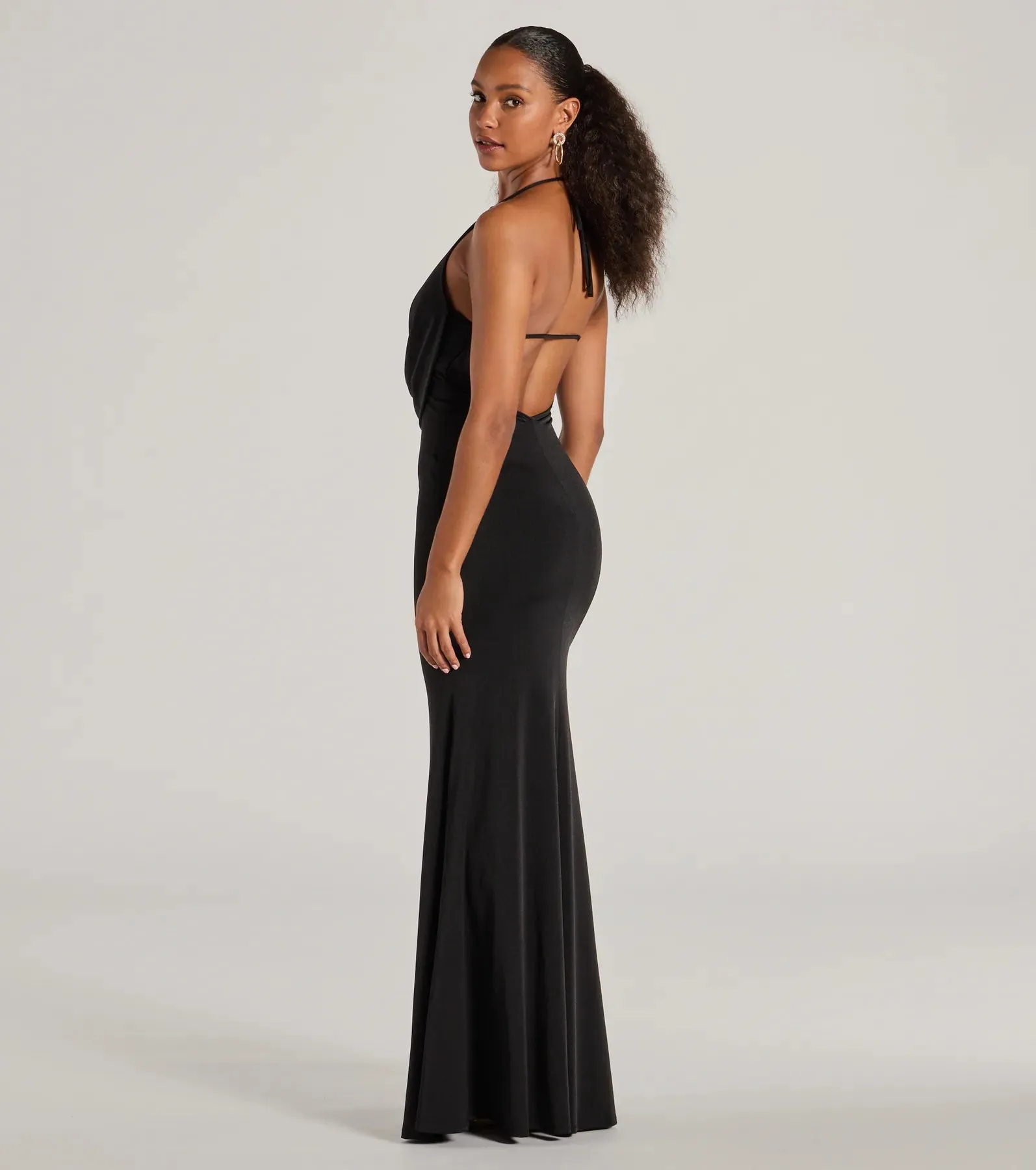 Katherine Halter Open Back Mermaid Formal Dress sold by Windsor product image thumbnail 2