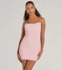 Sparkle Time Rhinestone Mesh Bodycon Mini Dress sold by Windsor