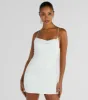 Sparkle Time Rhinestone Mesh Bodycon Mini Dress sold by Windsor
