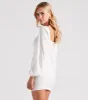 Modern Romance Eyelet Lace Mini Dress sold by Windsor
