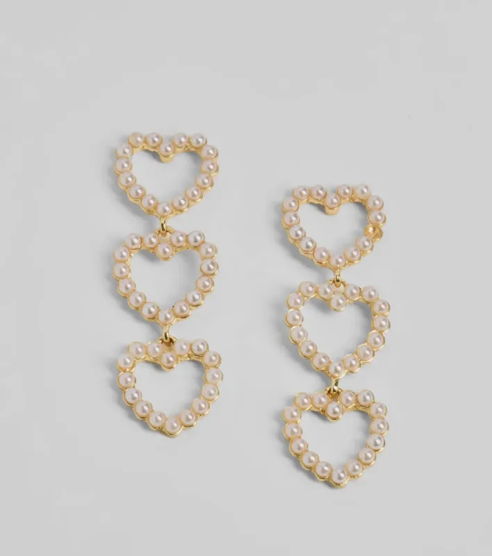 Close To Your Heart Faux Pearl Earrings sold by Windsor