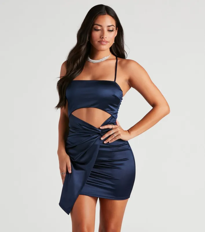 Eyecatching Chic Cutout Mini Dress sold by Windsor