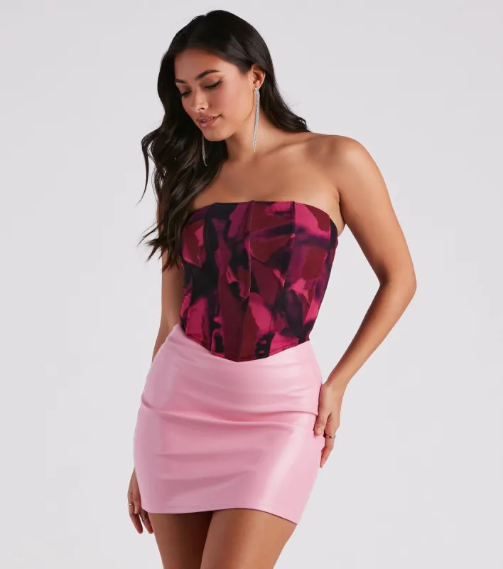 Art Display Strapless Bustier sold by Windsor