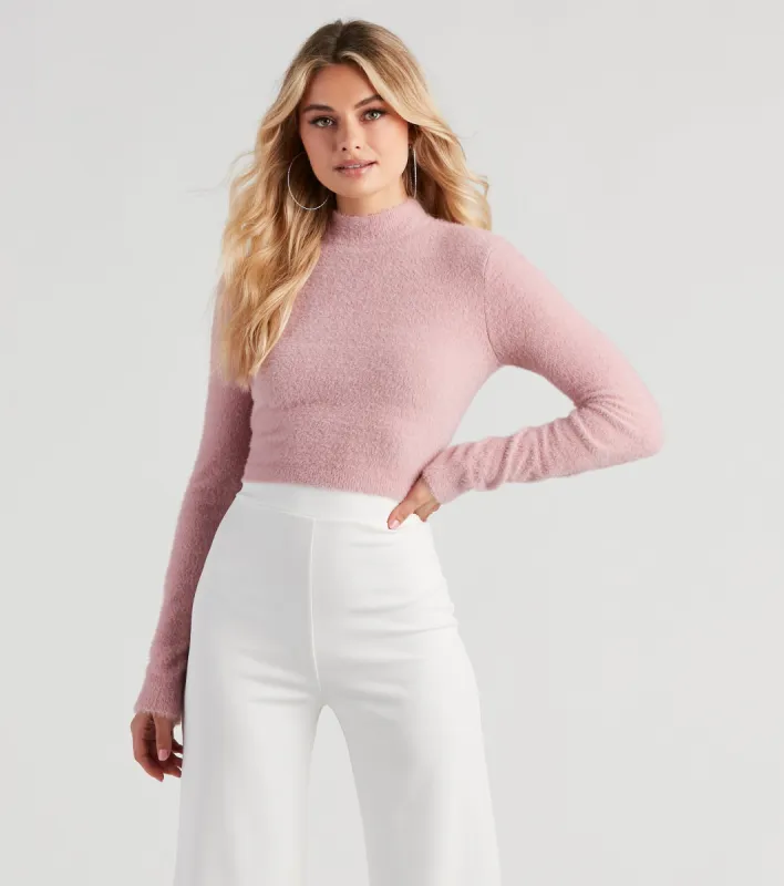 Spine Chilling Eyelash Knit Sweater sold by Windsor