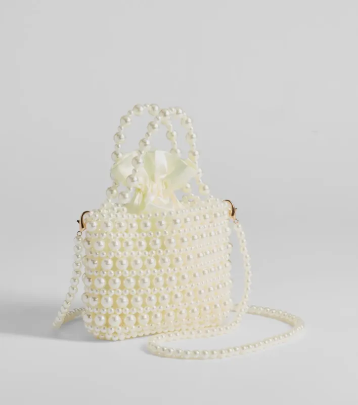 Undeniable Poise Faux Pearl Handbag sold by Windsor