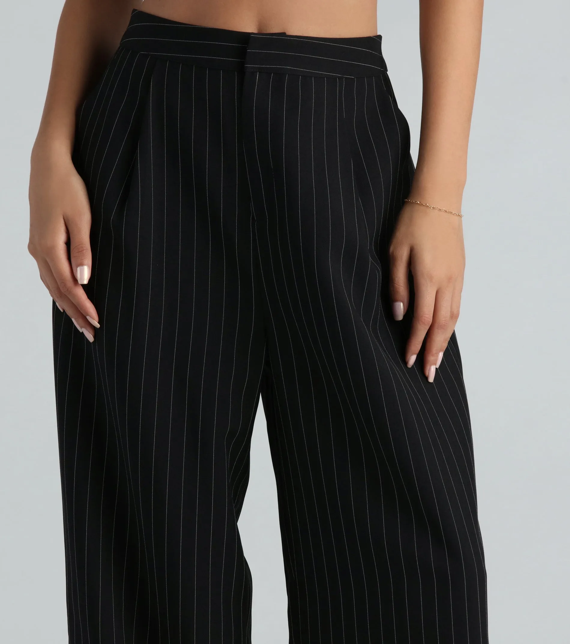 Iconic Vibes Pinstripe Trouser Pants sold by Windsor product image thumbnail 4