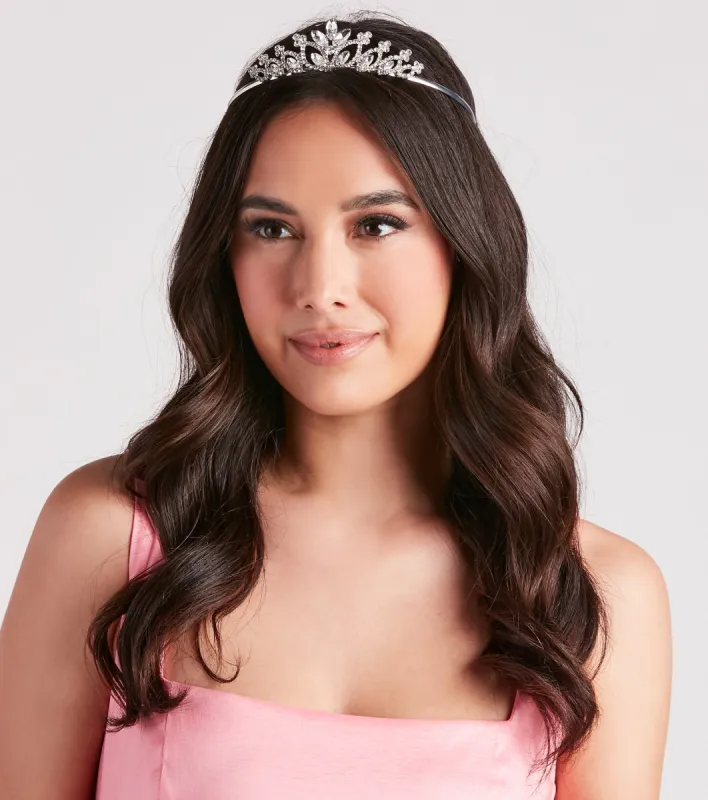 Crowned Glam Rhinestone Tiara sold by Windsor