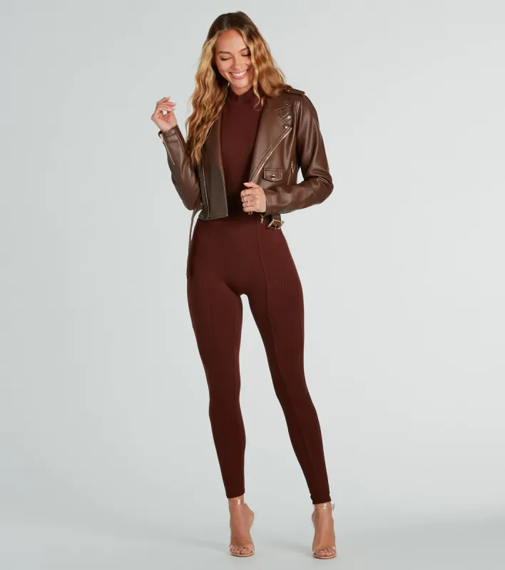 CLEARANCE - So Essential Halter Rib Knit Jumpsuit sold by Windsor